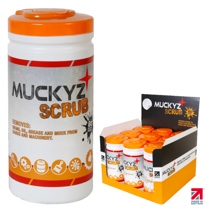 Muckyz Scrub 80 wipe tub