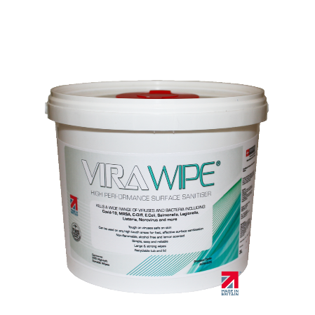 Virawipe 225 wipe tub