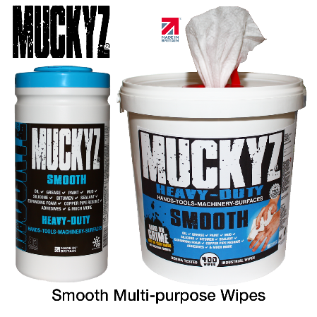 Muckyz smooth hand and machinery wipes